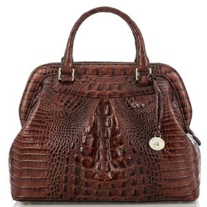 Brahmin Bristol Pecan Satchel NWT
